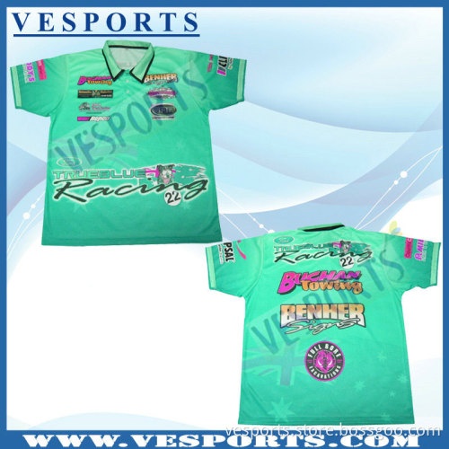 Fashion Design Breathable Racing Team Shirts